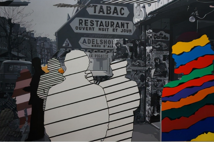 嘻哈风彩色着装,嘻哈色彩潮牌服饰