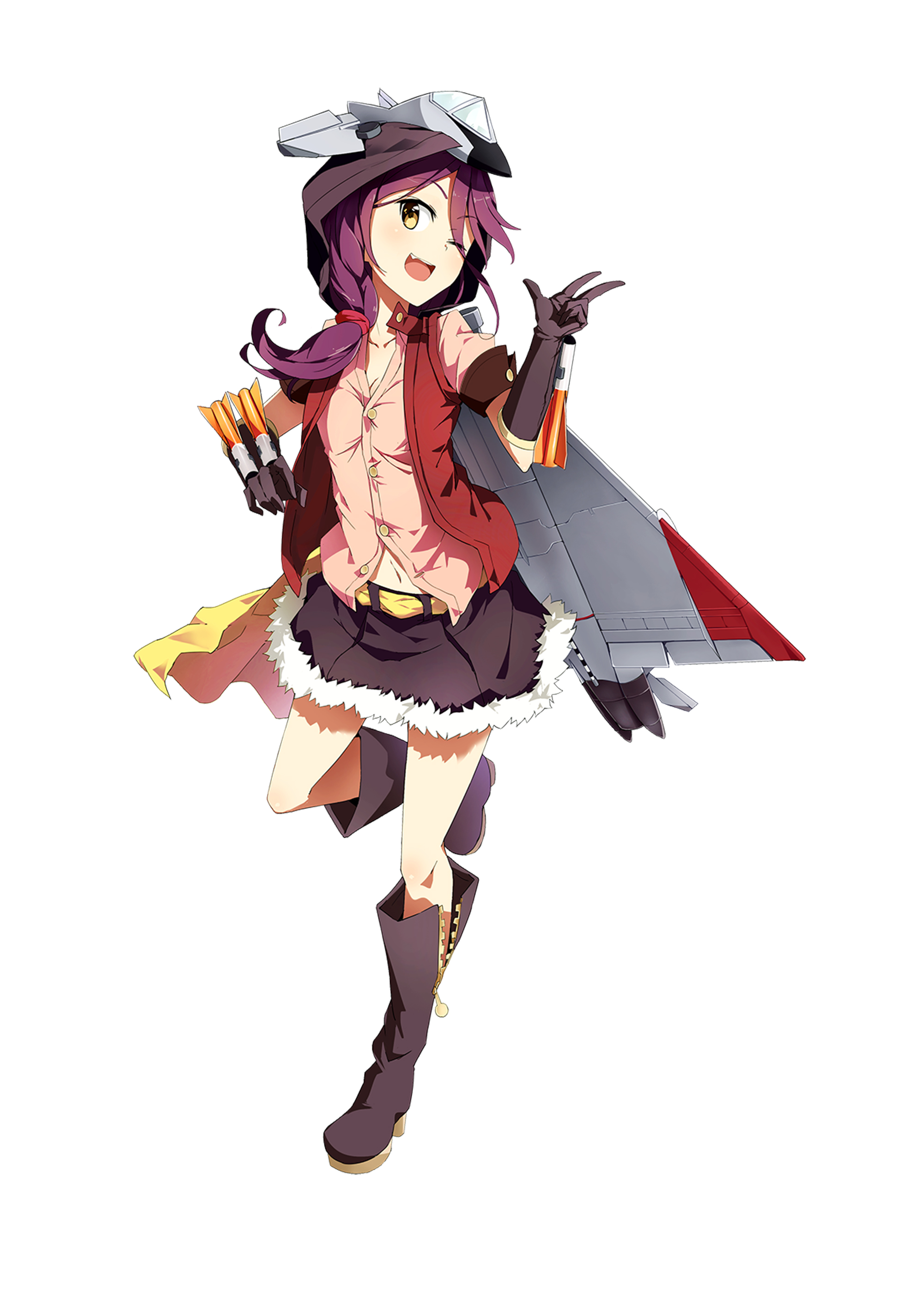 《苍穹战线》超过百种萌点各异的机娘，精美立绘原画插画卡牌欣赏