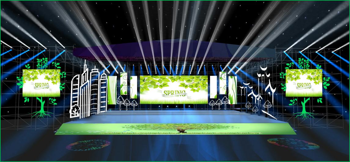 晚会大屏设计,舞台演出显示屏设计