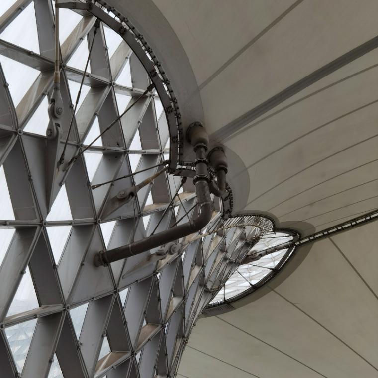 采光雨棚设计 (天幕雨棚如何设计节点很重要)