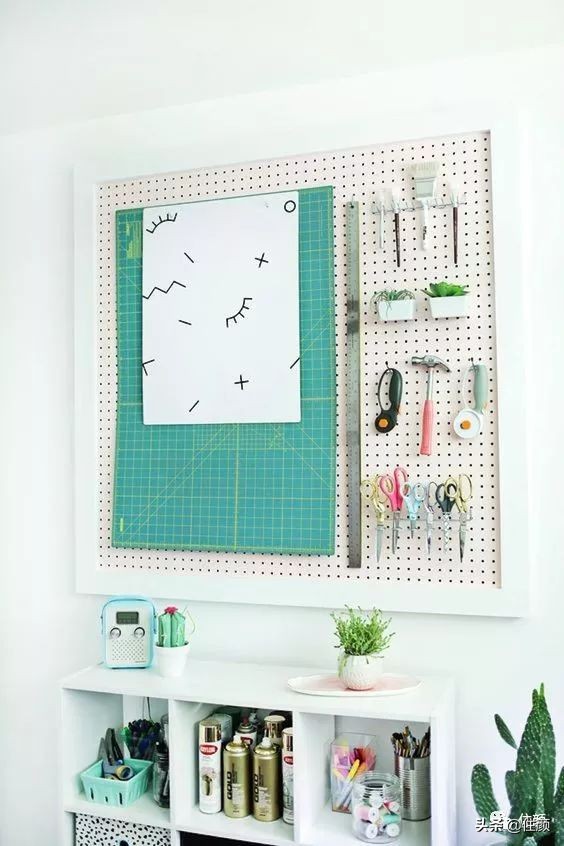 收纳洞洞板,最好的洞洞板收纳神器