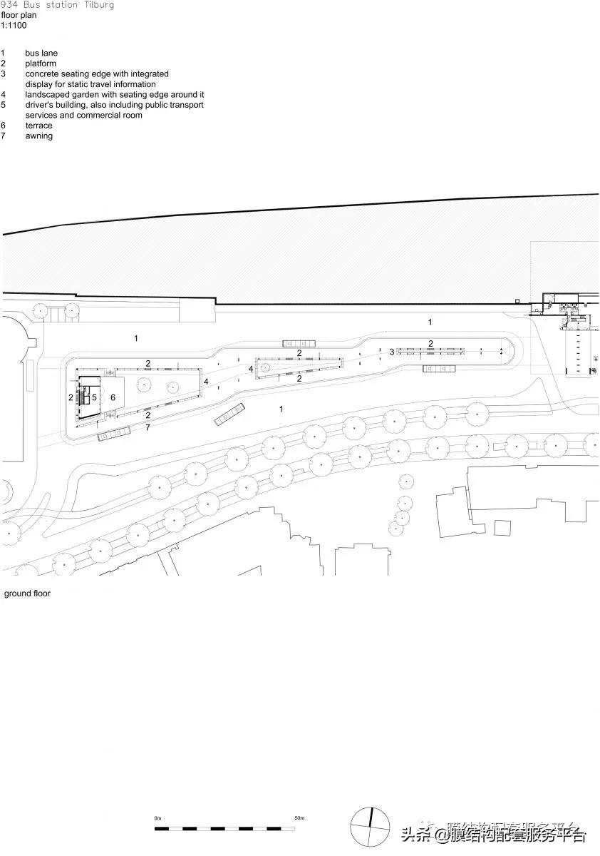 遮阳ETFE膜结构——荷兰·蒂尔堡巴士站