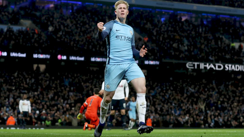 德布劳内认为英超最强阵容,英超最佳德布劳内