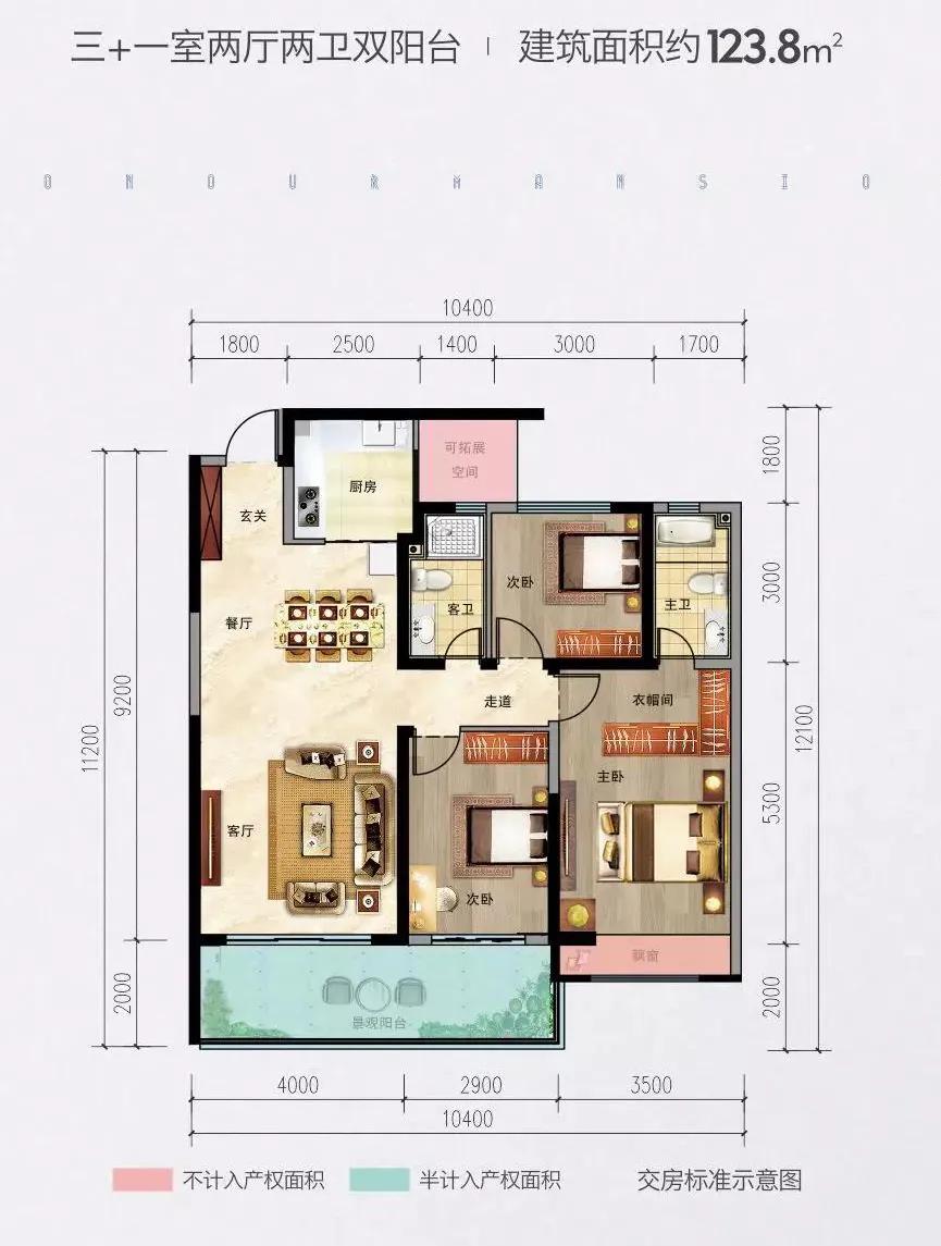 昆明华飞新域宸璟125平,五华区华飞新域宸璟房价