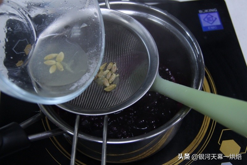 自制面包夹心无糖蓝莓果酱的做法,蓝莓吐司蛋糕空气炸锅做法