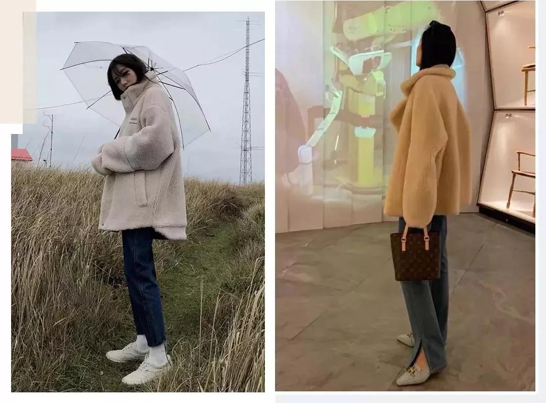 春天几月适合穿羊羔毛外套,羊羔毛外套burberry