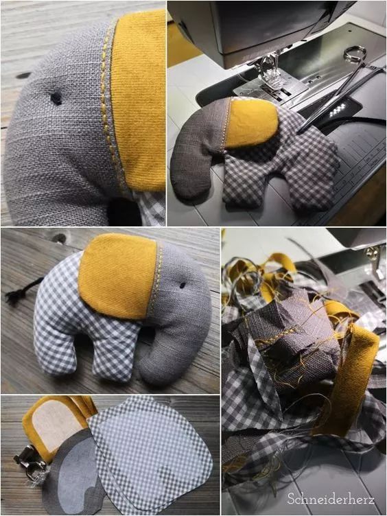 家里的玩偶、抱枕统统不用买，两块布就能缝，布艺手工附教程