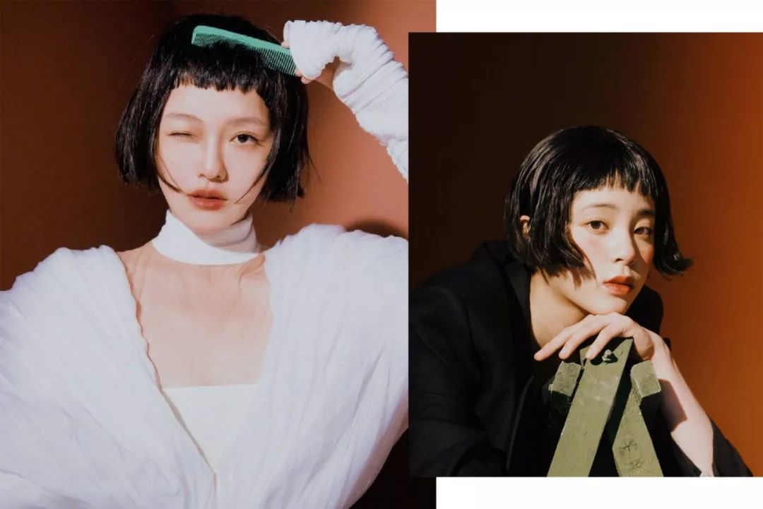 吴谨言模仿baby白头发,吴谨言与angelababy对比