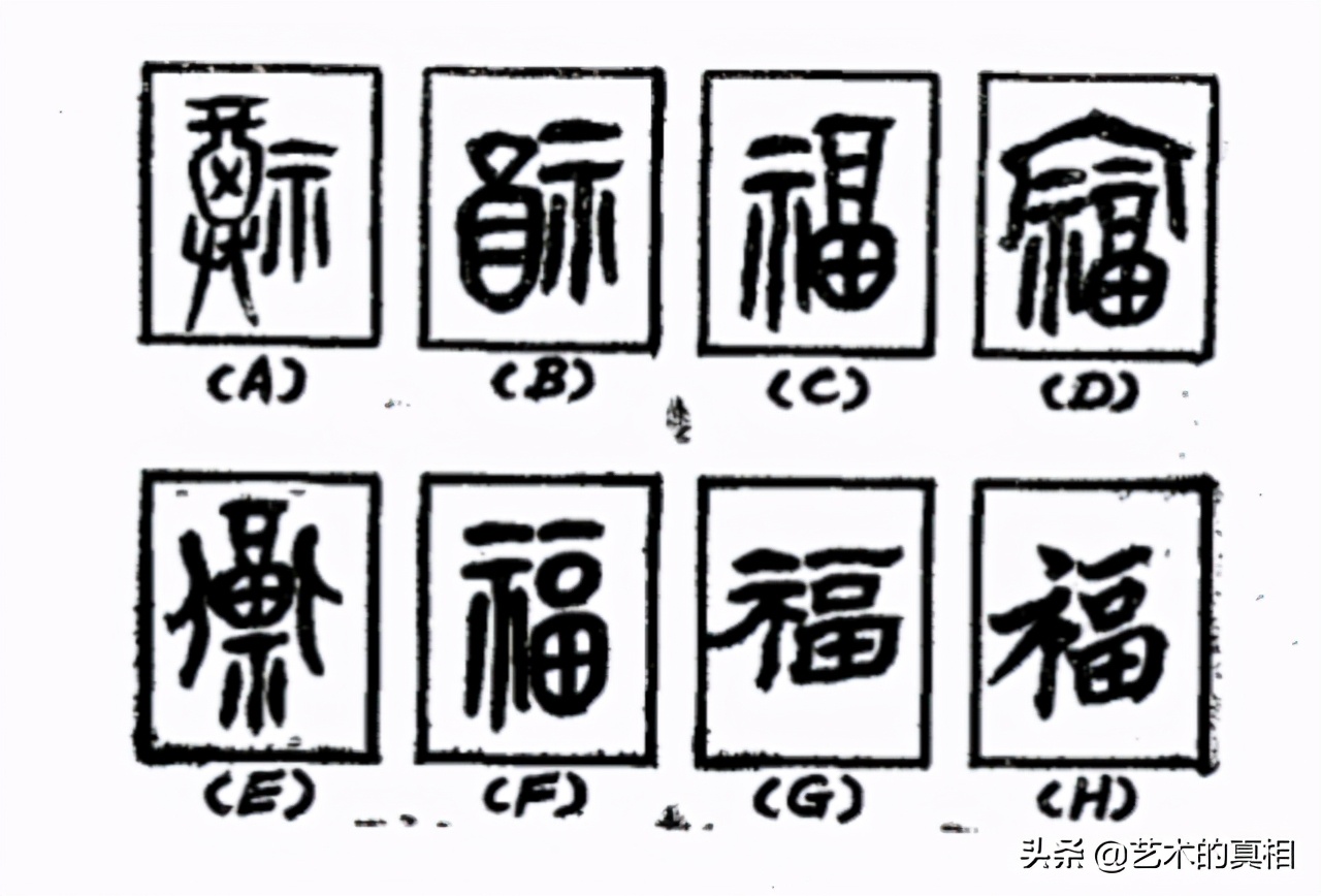 福禄寿财的造字起源与传说,福禄寿喜财合体字大全