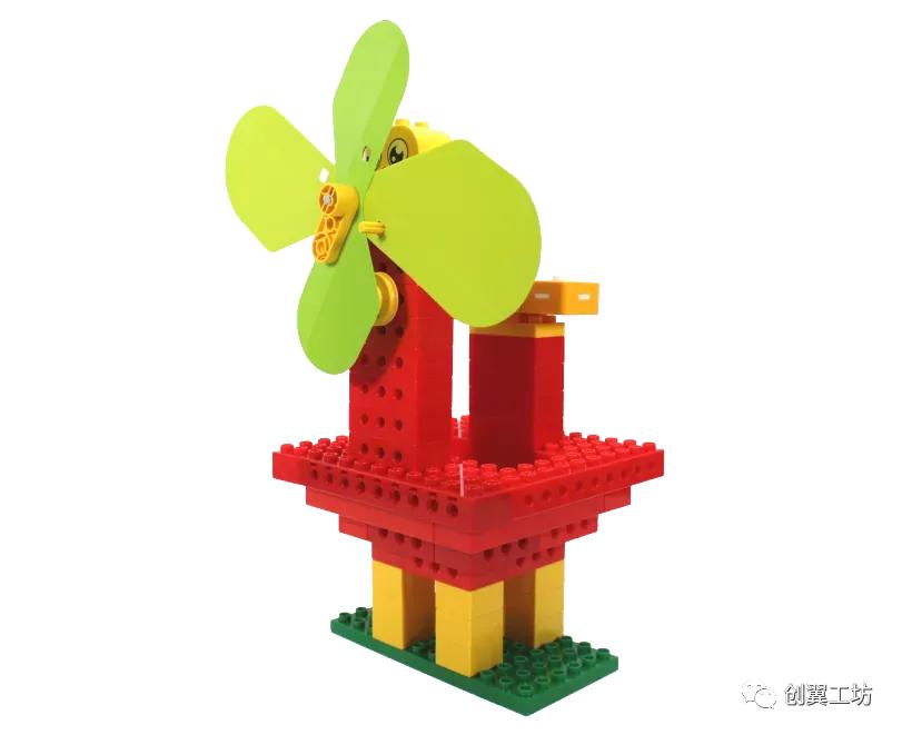 乐高大颗粒游乐园搭建过程,乐高游乐园场景的搭建