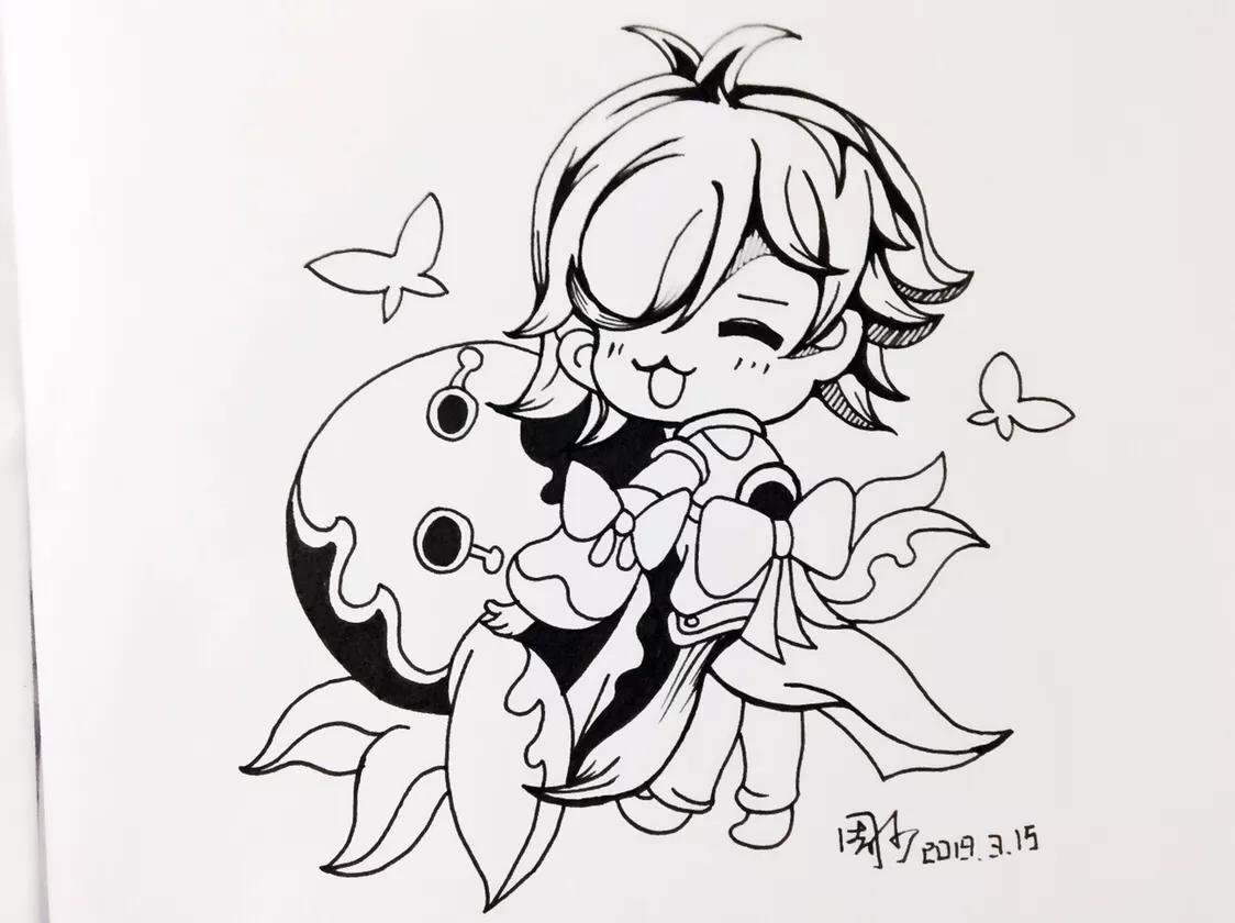 10-12岁画动漫人物简单可爱男生,可爱的动漫人物怎么画一步步教程