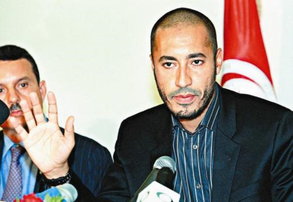 卡扎菲的三儿子,卡扎菲三儿子被打