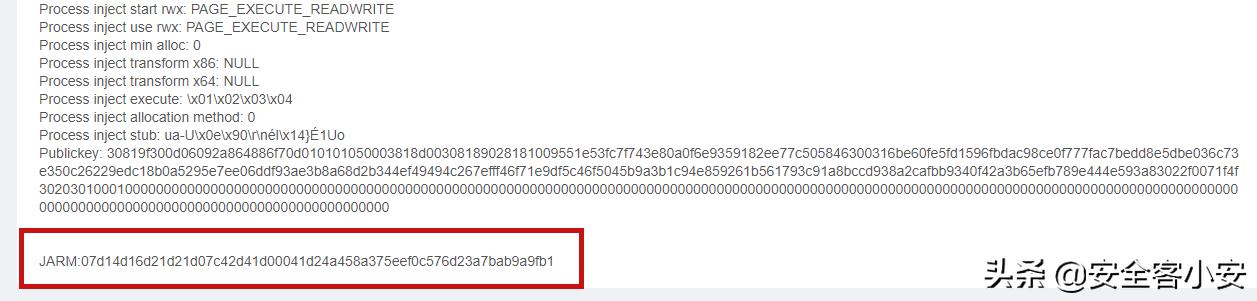 利用JARM指纹进行TLS服务端标记