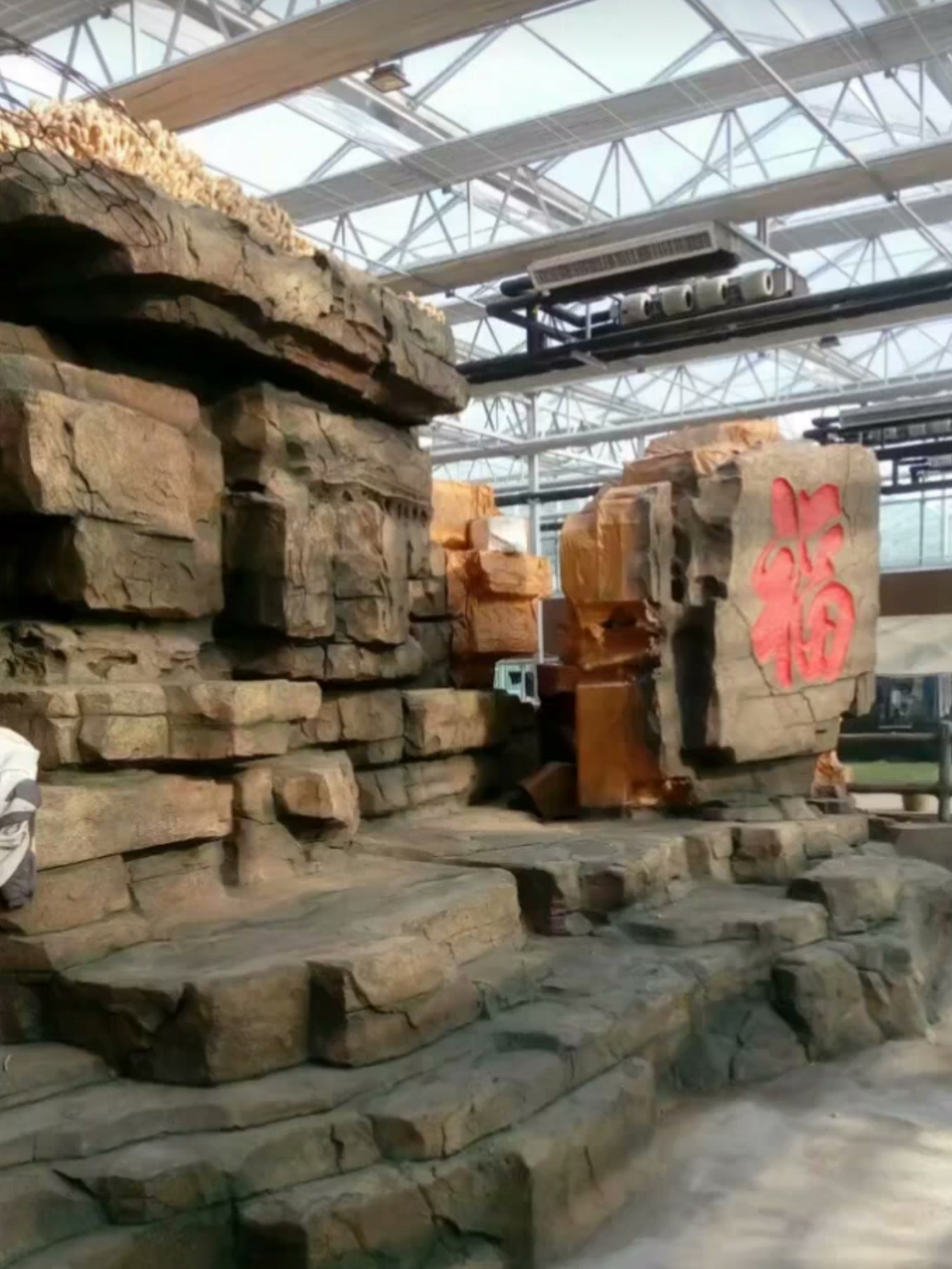 假山园林景观造景,水泥假山流水景观造景