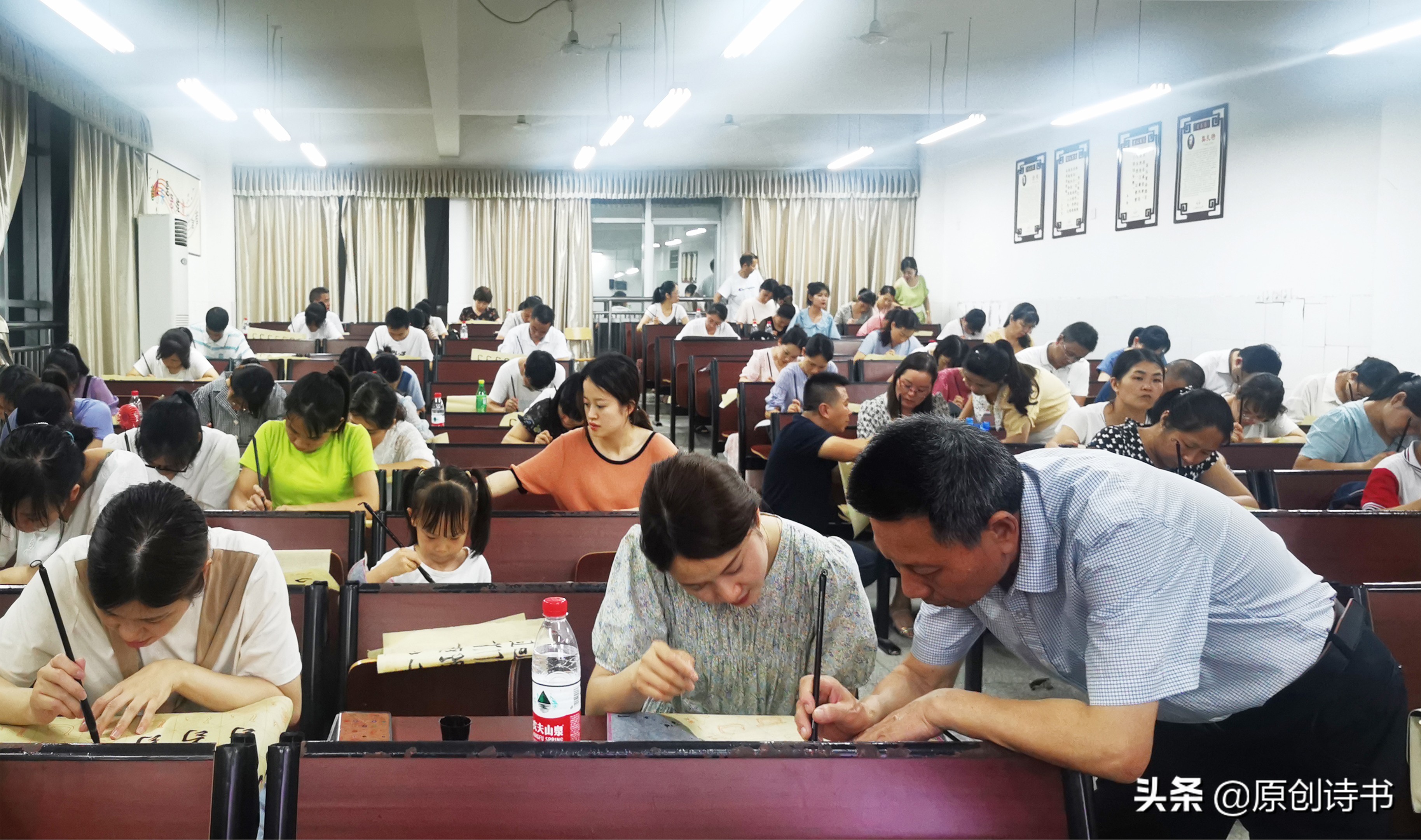 原创诗书：上犹二小“书法进校园”师训有感