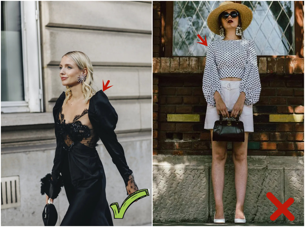 今年风头不减的泡泡袖如何穿,泡泡袖胳膊松紧怎么改不显壮