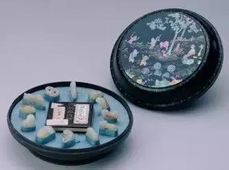 90年代镶嵌螺钿工艺,螺钿镶嵌玉盘