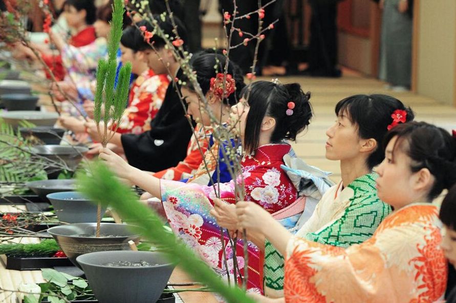 日本顶尖的花道,日本三道茶道书道花道