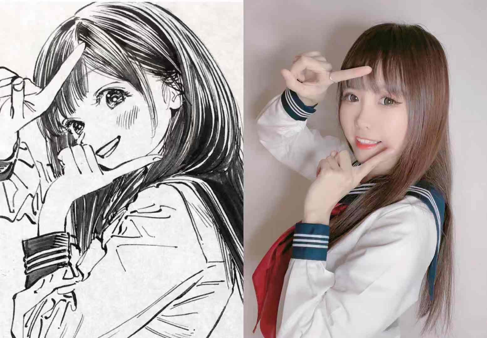 水手服可以cos哪些,微博知名cos