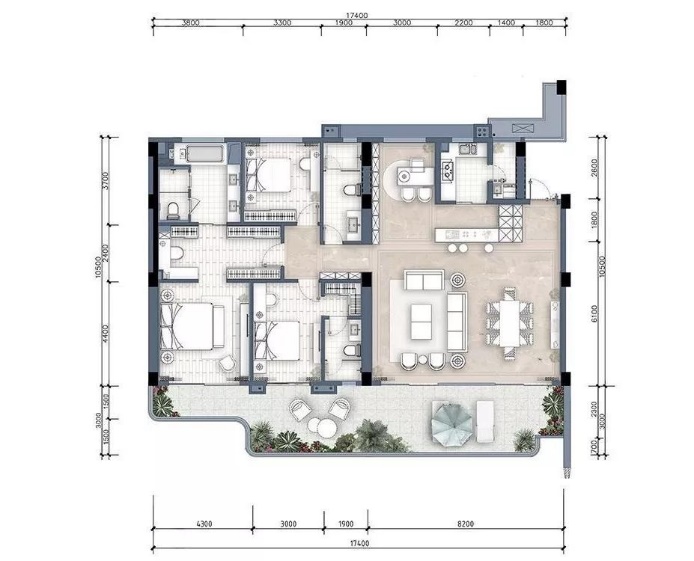 重庆蔡家万科十七英里合院,蔡家万科十七英里装修