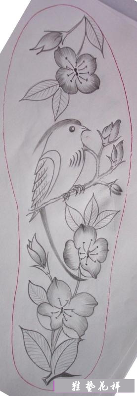 好看刺绣鞋垫花样图案大全,手工刺绣鞋垫花样初学者