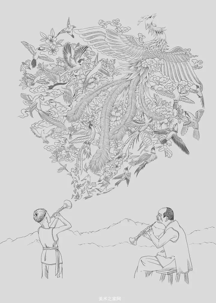 小央美钢笔画视频,极品五大钢笔画简直美爆