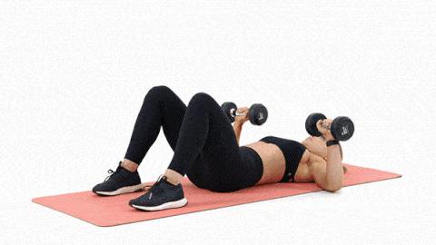 一副哑铃一个星期健身训练表,足不出户哑铃