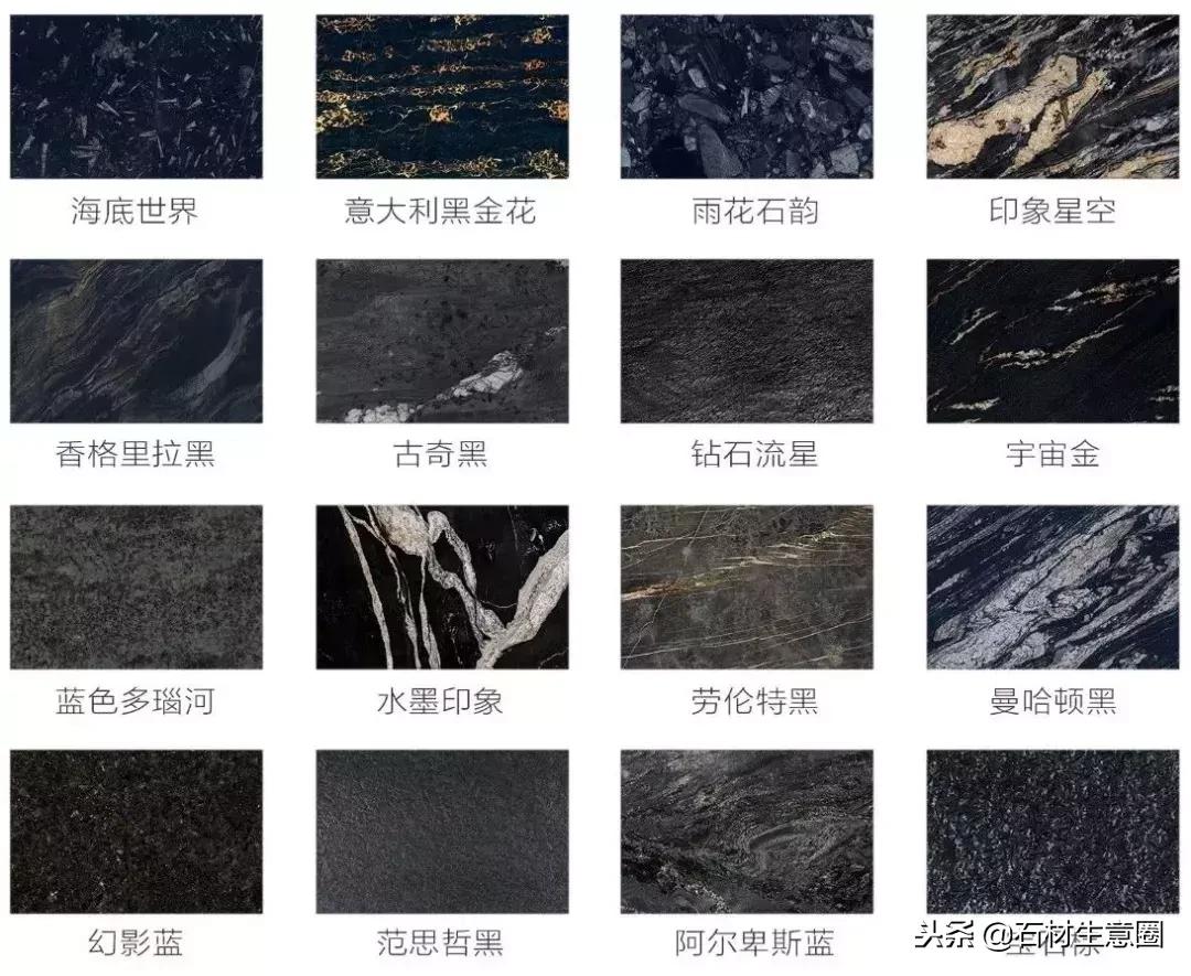 大理石：高级黑，一半是设计，一半是艺术