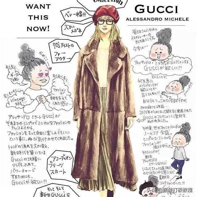 时尚穿搭手绘服装设计,纯手绘服装搭配设计稿