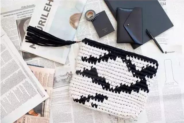 最近很火的泫雅针织包教程,泫雅包透明编织图解