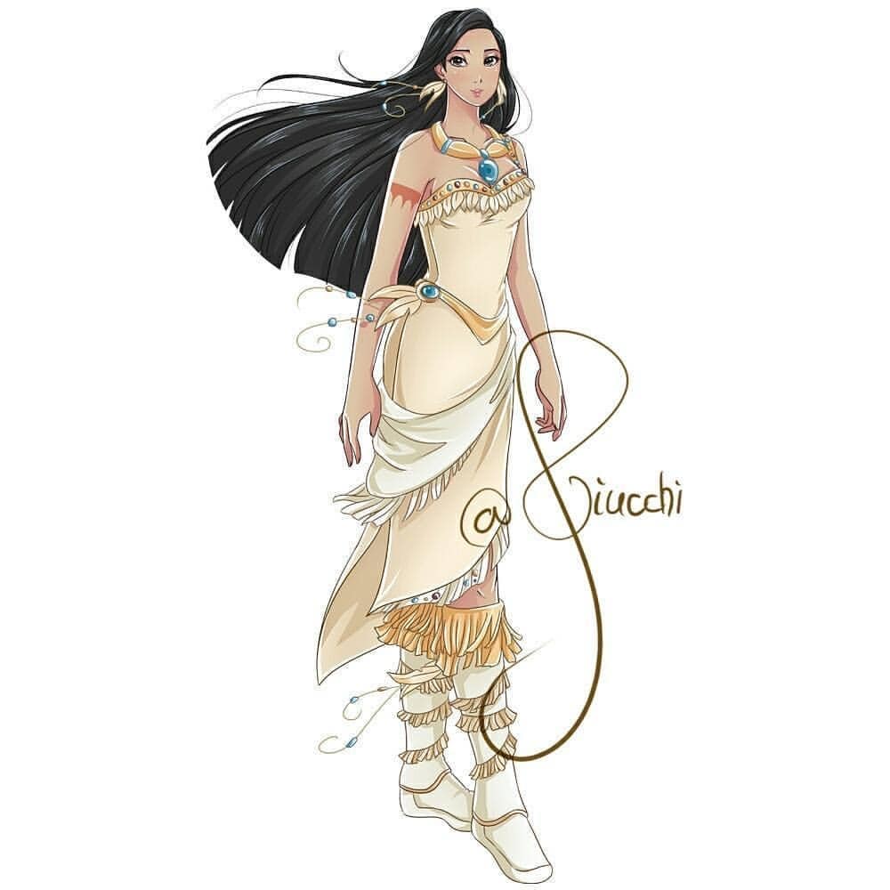 迪士尼公主穿上美丽的公主裙,迪士尼公主穿上礼服