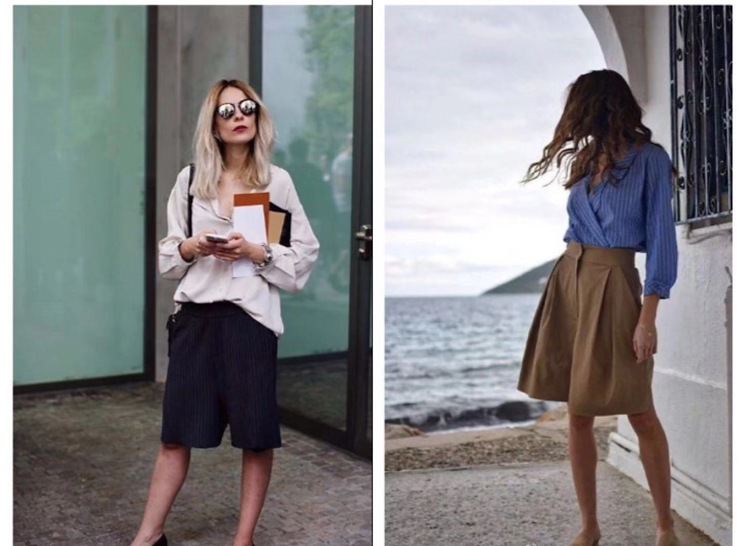 腿不算短但穿衣服就不好看,腿不直穿什么短裤好看