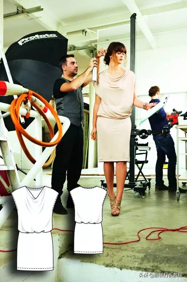 时装设计图手绘教程,服装制版图案大全