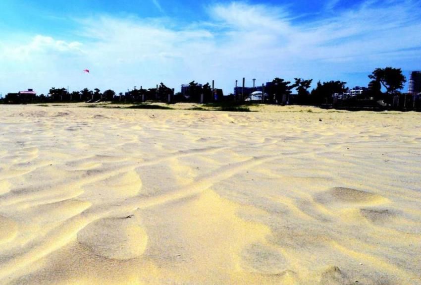 威海银滩风景,威海市乳山银滩旅游区海景