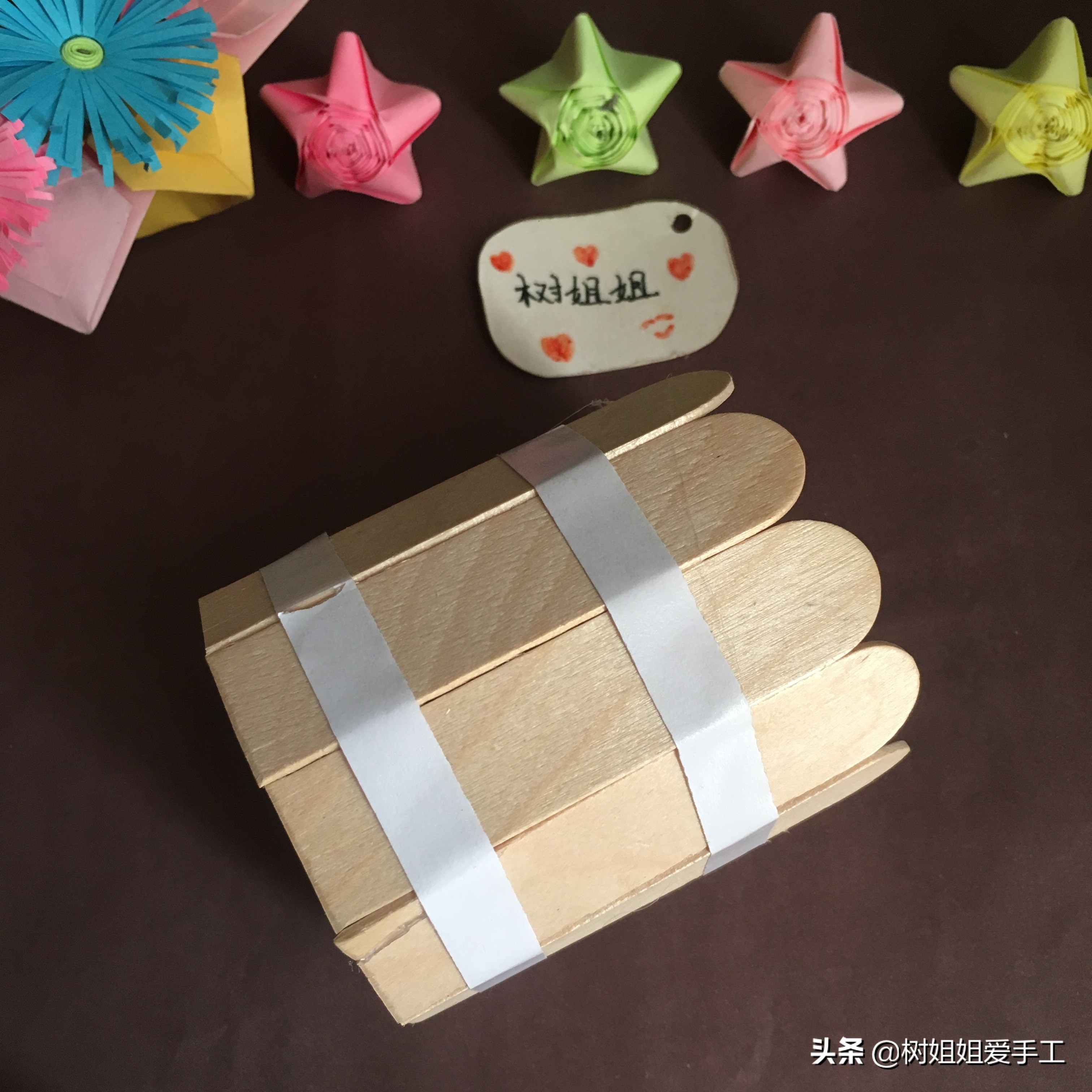 植物折纸：铜钱草盆景制作的方法（含花盆制作教程）