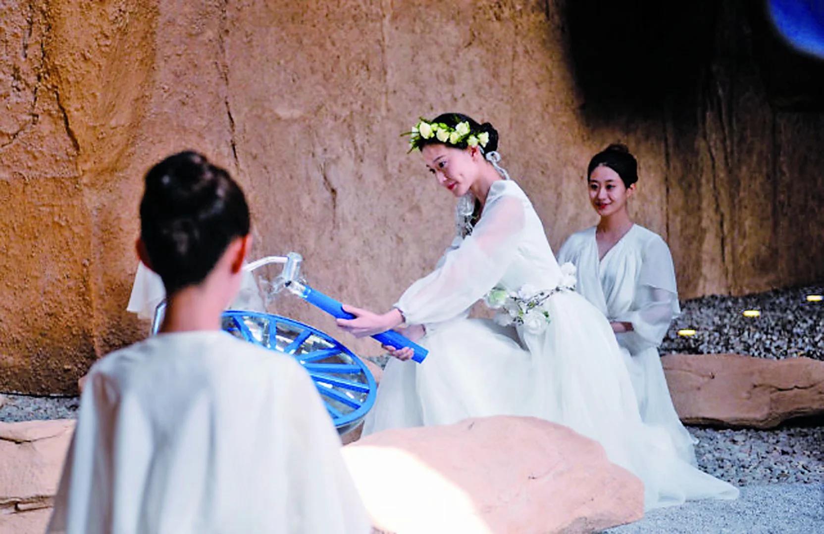 东来紫气.驿馆晨风,太华双悬.崛起河东