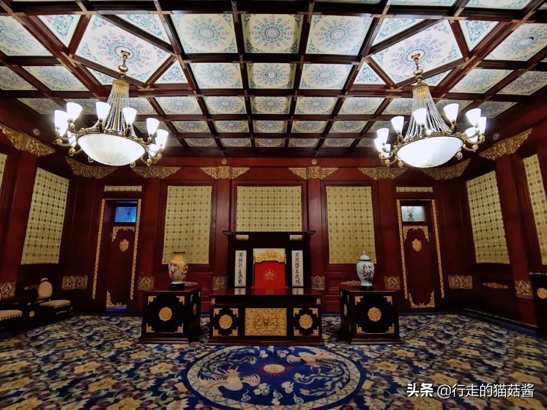 伪满皇宫博物院大气航拍,伪满皇宫各楼平面图