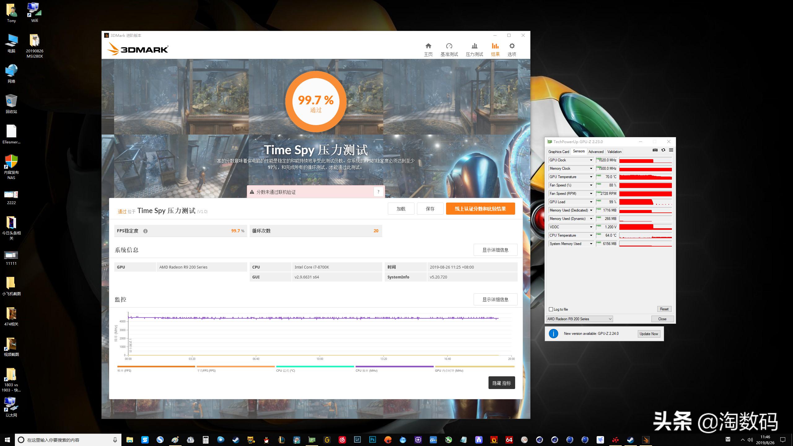 少年曾经的梦想：箱底翻出一张MSI微星R9280X红龙显示卡再战江湖
