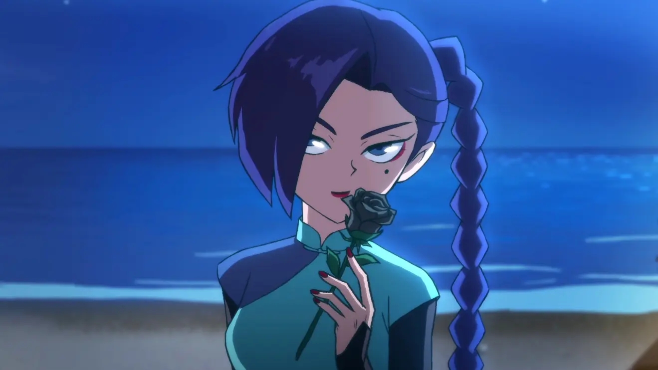 刺客伍六七和梅花十三的搞笑场景,当梅花十三知道伍六七是暗影刺客