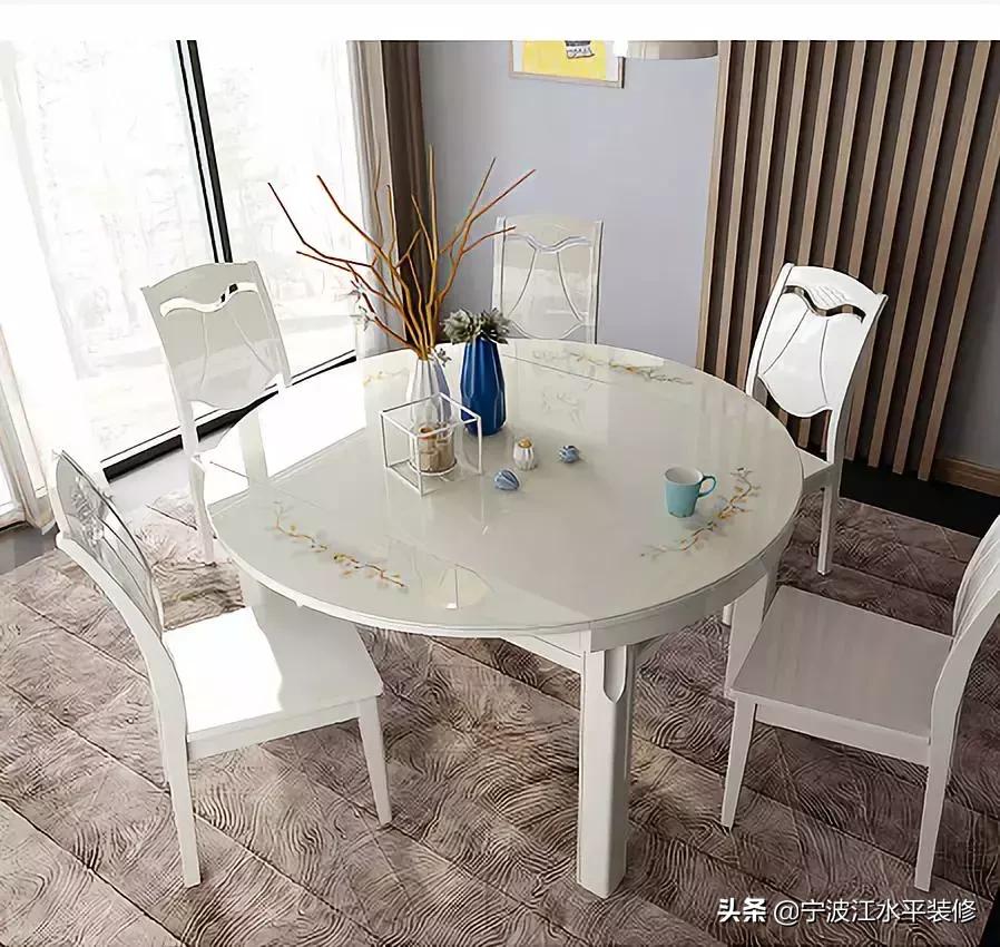 酒柜伸缩餐桌一体靠墙小户型,墙面餐桌折叠可伸缩小户型