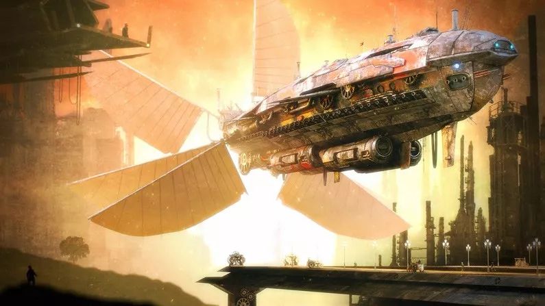 蒸汽朋克风创意美术,蒸汽朋克幻想风格