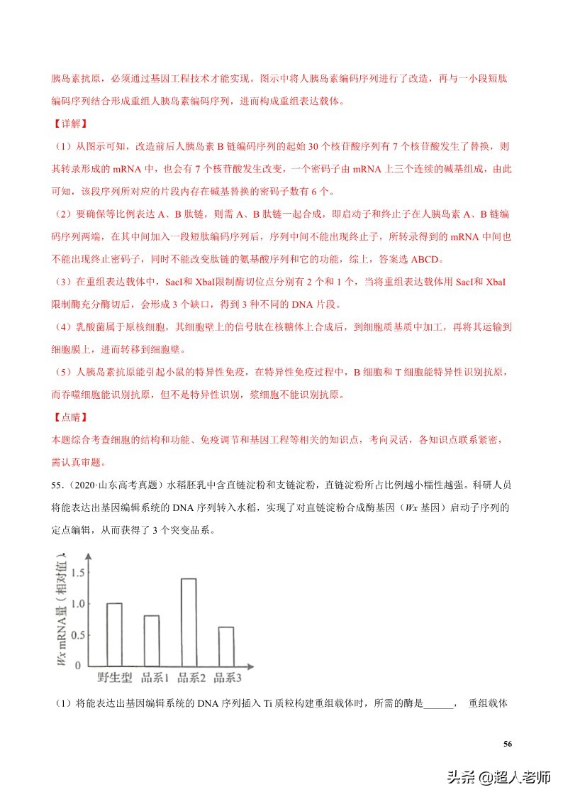 2024生物高考10大热点主题,生物江苏新高考复习资料2025