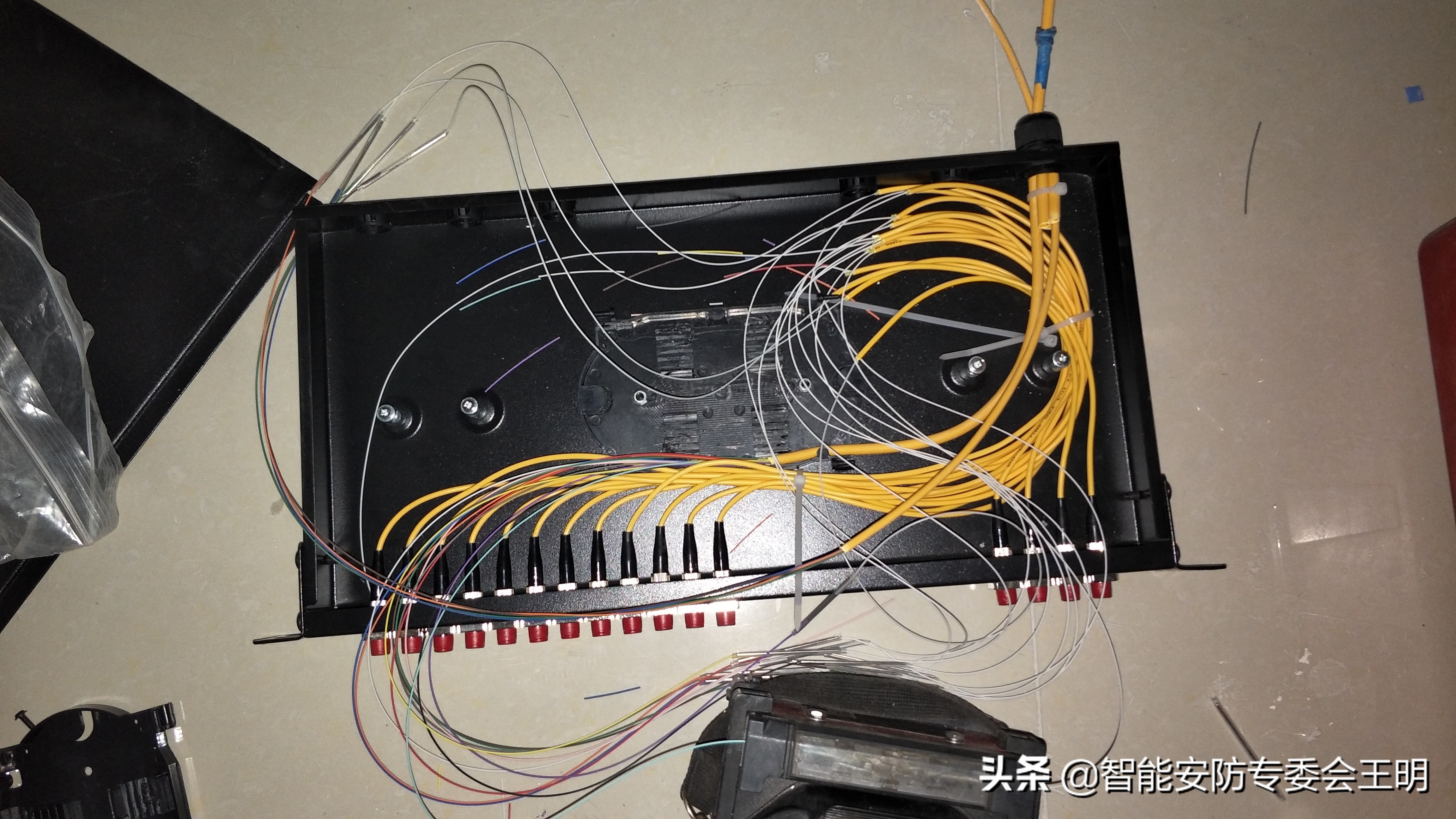 新型光纤熔接施工案例,风电场光纤熔接图纸