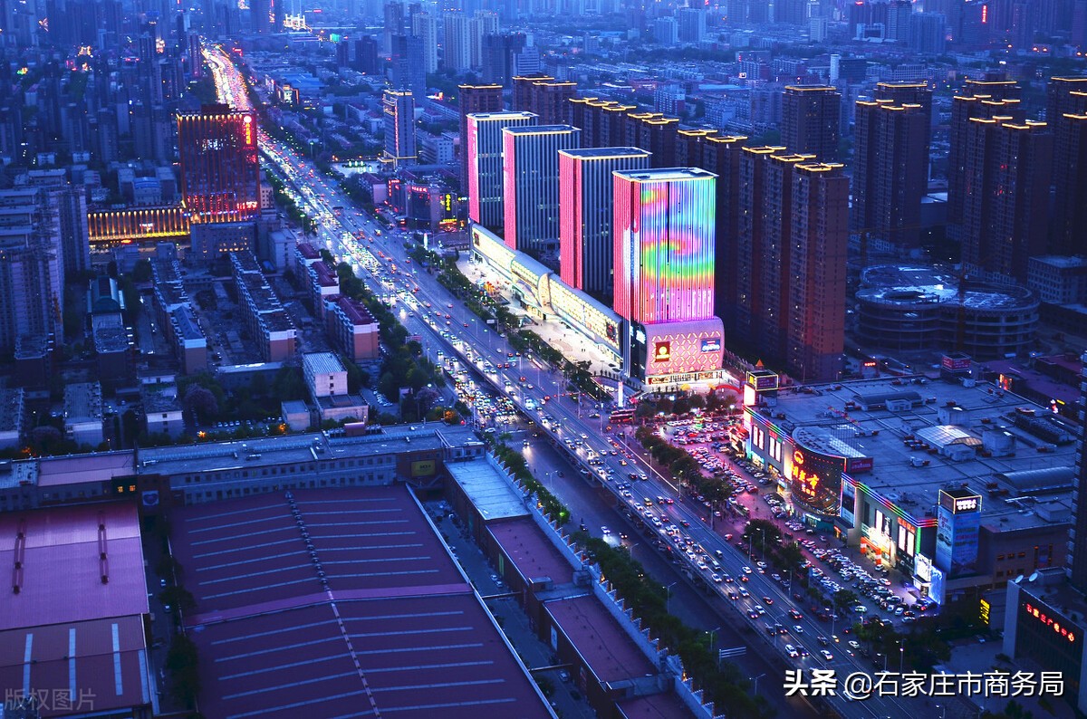 石家庄城中城改造效果图,石家庄商务区步行街改造