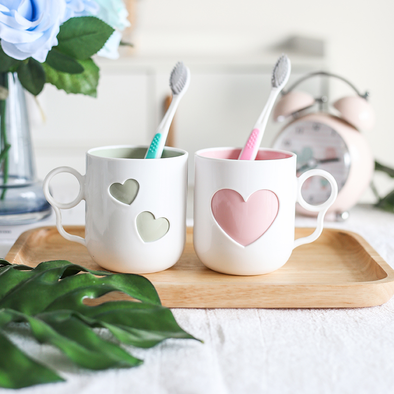 高颜值轻奢漱口杯二合一,漱口杯轻奢高级感好清洗