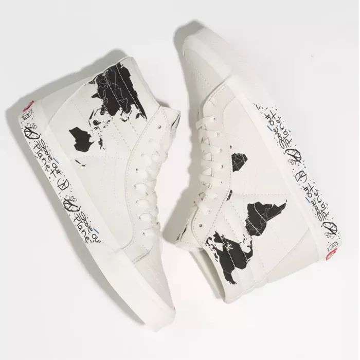 Vans环保联名每款都想要!印满地图