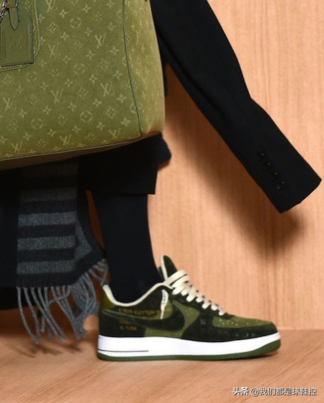 lv联名nikeaf1,nike和lv联名af1蓝色