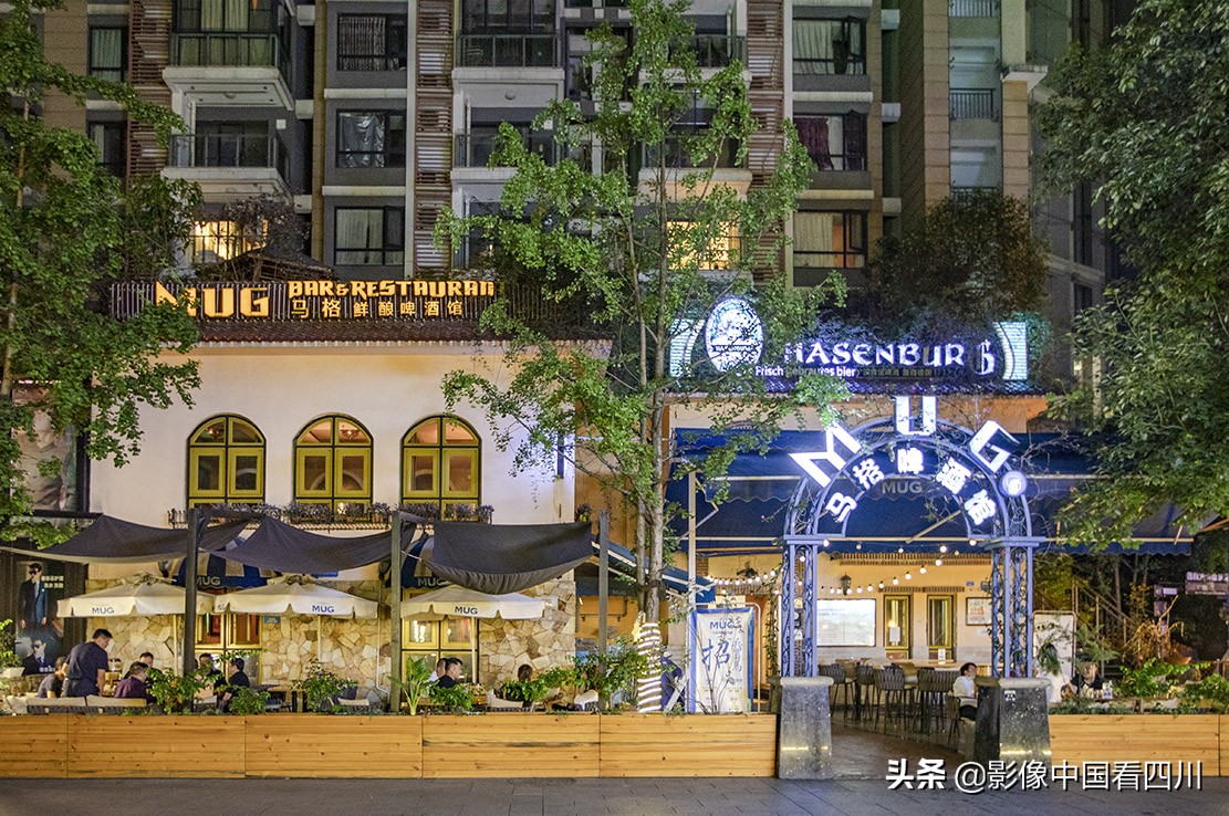 成都最美榕树街,成都鹭岛步行街商铺出售