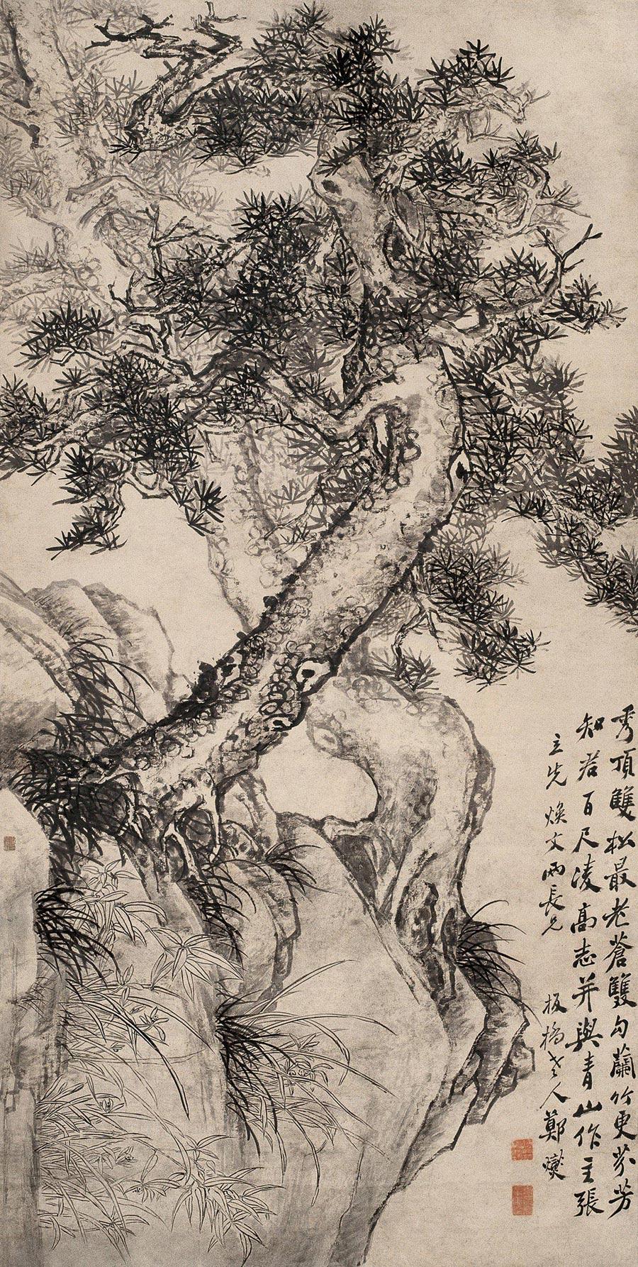 郑板桥的诗书画被称为什么,郑板桥书画拍卖价格