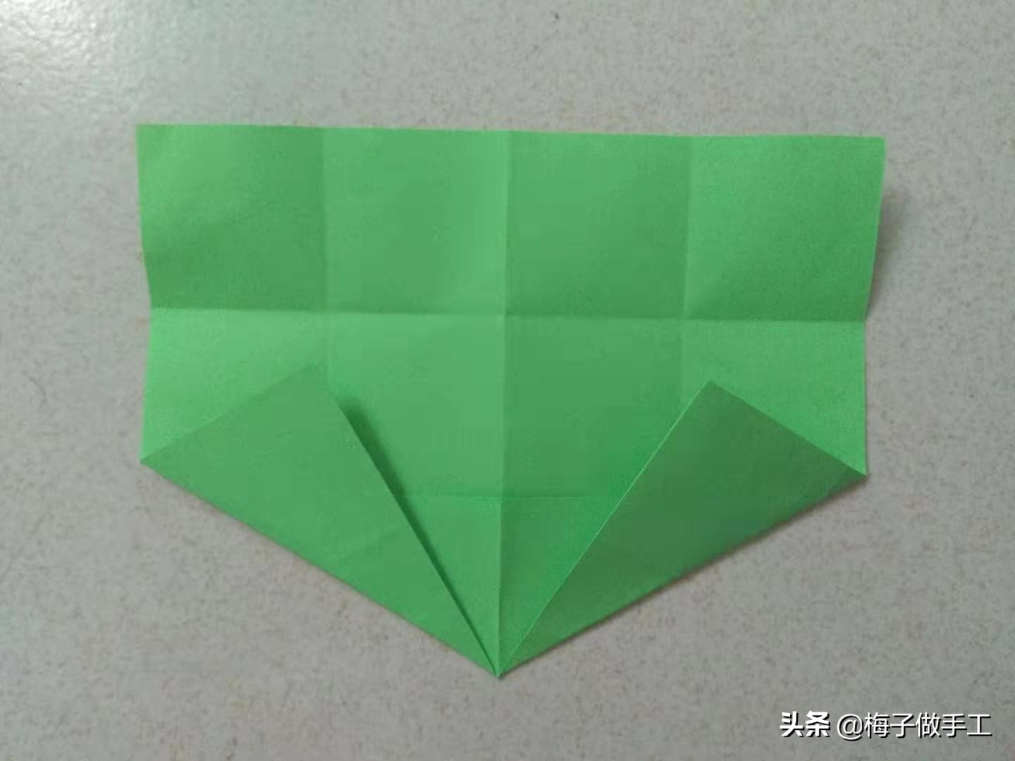 怎么折实心六芒星,手工折纸四角星怎么折